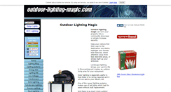 Desktop Screenshot of outdoor-lighting-magic.com
